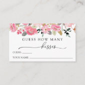 エンクロージャ・カードのキス数を推測 エンクロージャーカード (正面)