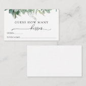 エンクロージャ・カードのキス数を推測 エンクロージャーカード (正面/裏面)