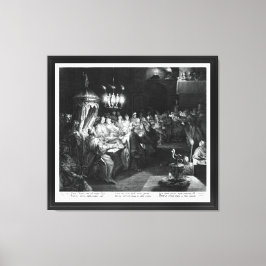 エングラバー・ヤン・ミュラーによるベルシャザールの饗宴 キャンバスプリント