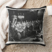 エングラバー・ヤン・ミュラーによるベルシャザールの饗宴 クッション (ブランケット)