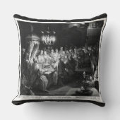 エングラバー・ヤン・ミュラーによるベルシャザールの饗宴 クッション (正面)