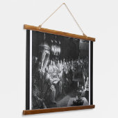 エングラバー・ヤン・ミュラーによるベルシャザールの饗宴 吊り下げ型タペストリー (傾斜あり)