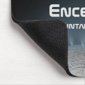 エンケラドゥス土星の月の噴水の生命 マウスパッド (コーナー)