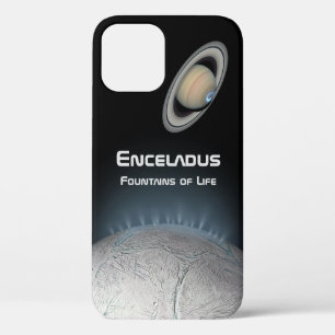 エンケラドゥス土星の月の噴水の生命 iPhone 12ケース