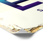 エンケラドゥス宇宙旅行ヴィンテージポスター ポスター (角)