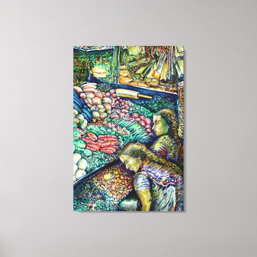 エンケラドゥス キャンバスプリント (正面)