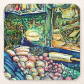 エンケラドゥス スクエアペーパーコースター (正面)