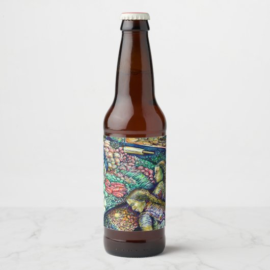 エンケラドゥス ビールラベル (正面)