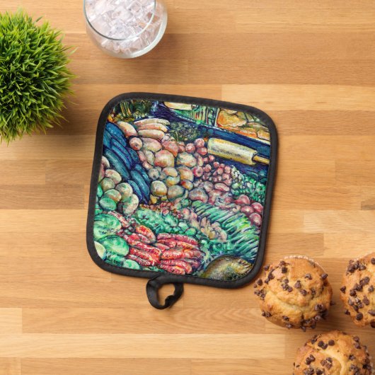 エンケラドゥス 鍋敷き (トップダウン)