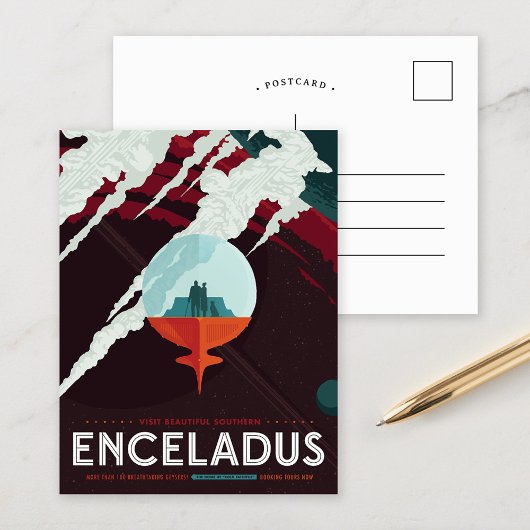 エンケラドゥス | NASA未来のビジョン ポストカード