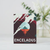 エンケラドゥス | NASA未来のビジョン ポストカード (スタンド正面)