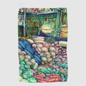 エンケラドス ゴルフタオル (正面)