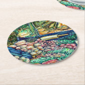 エンケラドス ラウンドペーパーコースター (アングル)