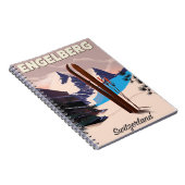 エンゲルベルグスイススキー旅行ポスター ノートブック (右側)