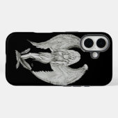 エンゲル – 白黒デザイン Case-Mate iPhoneケース (裏面 (横))