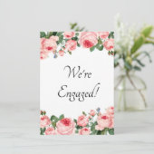 エンゲージメントにぴったりなバラ色の花 (スタンド正面)