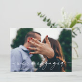 エンゲージメントのお知らせカード 案内状 (スタンド正面)