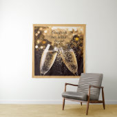 エンゲージメントをお祝いしよう！パーティーの装飾 タペストリー (インサイチュ)