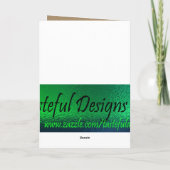 エンゲージメントカードへのお祝い カード (裏面)