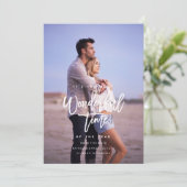 エンゲージメントクリスマスカード、 クリスマスのSave the Date シーズンカード (スタンド正面)