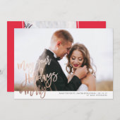 エンゲージメントクリスマスカード, セーブザデートクリスマス セーブザデート (正面/裏面)