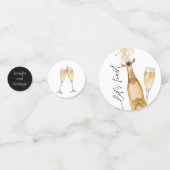 エンゲージメントパーティーのお祝い コンフェッティ (正面)