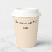 エンゲージメントパーティーの写真テンプレート - テキストを追加 シップリッド 紙コップ (裏面)