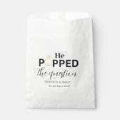 エンゲージメントパーティーの景品として、彼はプロポーズした フェイバーバッグ (正面)