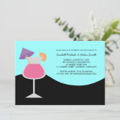 エンゲージメントパーティーまたはカクテルパーティーの招待状 招待状 (スタンド正面)