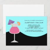 エンゲージメントパーティーまたはカクテルパーティーの招待状 招待状 (正面/裏面)