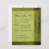 エンゲージメントパーティーまたは招待状 招待状 (裏面)