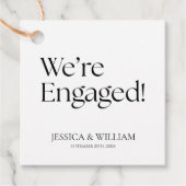 エンゲージメントパーティーを極力シンプルに フェイバータグ (正面)