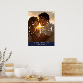 エンゲージメントパーティー写真歓迎看板 ウェルカムサイン ポスター (キッチン)