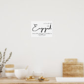 エンゲージメントパーティー ウェルカムサイン ポスター (キッチン)