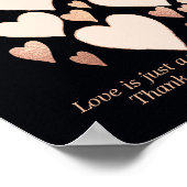 エンゲージメントパーティー カップル ゲストブック ポスター (角)