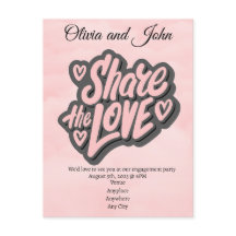 エンゲージメントパーティー - 愛をシェアしよう。編集可能