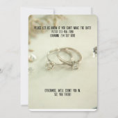 エンゲージメントパーティー - 日程を控えて。編集可能 招待状 (裏面)