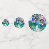 エンゲージメントパーティー 装飾 オーダーメイド フォト ネオン ラブ コンフェッティ (裏面)