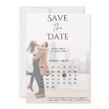 エンゲージメントフォトにインスパイアされたSave The Date