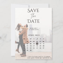 エンゲージメントフォトにインスパイアされたSave The Date セーブザデート
