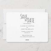 エンゲージメントフォト 新しい年 新しい冒険 ウェディング シーズンカード (裏面)