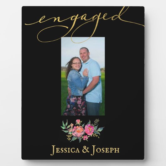 エンゲージメントフレーム フォトプラーク (正面)