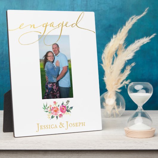 エンゲージメントフレーム フォトプラーク (側面)