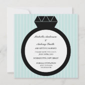 エンゲージメントリングのサプライズ招待状 招待状 (裏面)