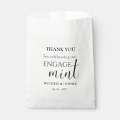 エンゲージメント感謝パーティー フェイバーバッグ (正面)