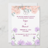 エンゲージメント招待状 招待状 (正面)