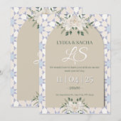 エンゲージメント招待状 招待状 (正面/裏面)