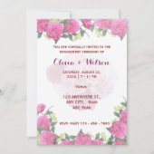 エンゲージメント招待状 招待状 (正面)