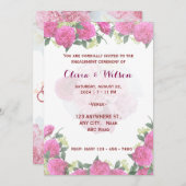 エンゲージメント招待状 招待状 (正面/裏面)