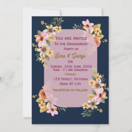 エンゲージメント招待状 招待状